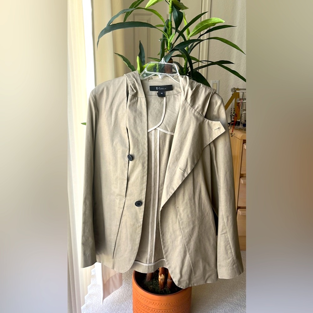 Zero & Maria Cornejo Gender Neutral Linen Jacket